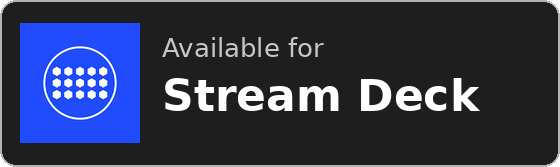 Available for Stream Deck
